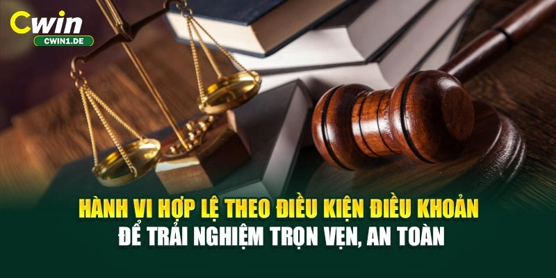 Hành vi hợp lệ theo điều kiện điều khoản để trải nghiệm trọn vẹn, an toàn